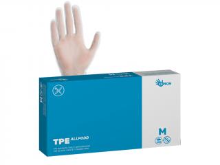 Espeon rukavice TPE nepudrované bílé 50001 Velikost: M
