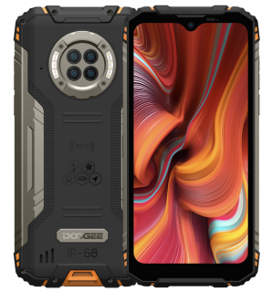 Doogee S96 PRO 8GB/128GB Dual SIM  + Tvrzené 3D SKLO na LCD + folie na LCD + poutko Barva: Oranžová