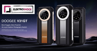 Doogee V31 GT 5G 12GB/256GB  + Folie na LCD + Voucher na prodlouženou záruku 36 měsíců a garanci výměny zboží v případě poruchy Rozbaleno, komplet…
