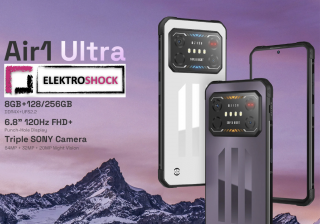 IIIF150 Air1 Ultra 8GB/256GB  + Voucher na prodlouženou záruku 36 měsíců a garanci výměny zboží v případě poruchy Barva: Černá