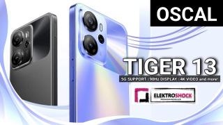 OSCAL TIGER 13  + Voucher na prodlouženou záruku 36 měsíců a garanci výměny zboží v případě poruchy Barva: Černá