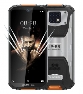 Oukitel WP6 - 6,3  FHD, 10.000 mAh baterie, 6/128, Android 9 CZ  + Antibakteriální antivirový gel na ruce 100 ml Barva: Černá
