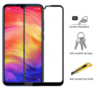 Tvrzené sklo Xiaomi Redmi 7 Barva: Černá