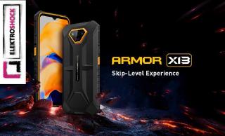 Ulefone Armor X13 6GB/64GB NFC IP69K  + Voucher na prodlouženou záruku 36 měsíců a garanci výměny zboží v případě poruchy Barva: Černá