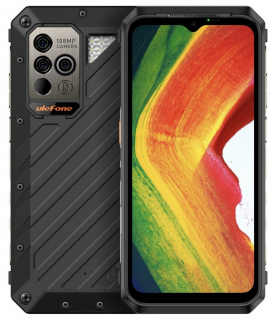 UleFone Power Armor 18  + Voucher na prodlouženou záruku 36 měsíců a garanci výměny zboží v případě poruchy + tvrzené sklo na displej Barva: Černá