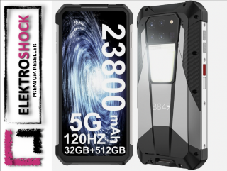 Unihertz Tank 3 32GB+512GB  + Voucher na prodlouženou záruku 36 měsíců a garanci výměny zboží v případě poruchy Barva: Černá