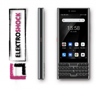 Unihertz Titan SLIM  + Černý originální kryt + folie na displej Barva: Černá