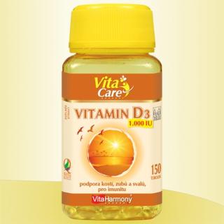 Vitaharmony Vitamin D3 150 kapslí