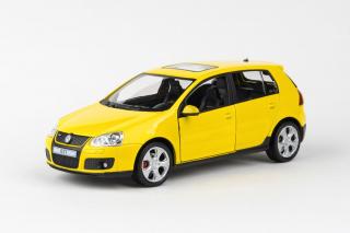 Abrex Cararama Volkswagen Golf GTI - Yellow 1:24