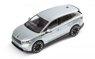 Abrex Moderní Plastové Autíčko Škoda Fabia III - Zelená 1:72