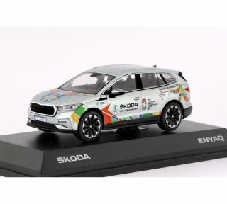Abrex Moderní Plastové Autíčko Škoda Fabia III - Zelená 1:72