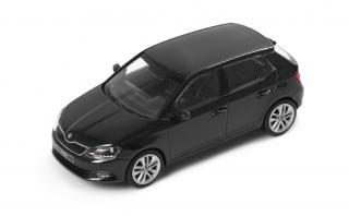 Abrex Moderní Plastové Autíčko Škoda Fabia III - Zelená 1:72