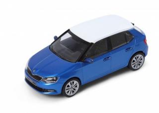 Abrex Moderní Plastové Autíčko Škoda Fabia III - Zelená 1:72