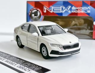 Abrex Škoda 1201 (1956) - Taxi - Červená Oranžová 1:43