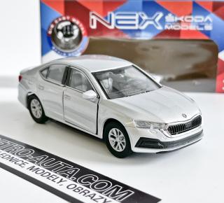 Abrex Škoda 1201 (1956) - Taxi - Červená Oranžová 1:43