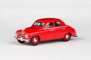 Abrex Škoda 1201 (1956) - Taxi - Červená Oranžová 1:43