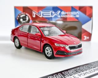 Abrex Škoda 1201 (1956) - Taxi - Červená Oranžová 1:43