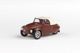 Abrex Velorex 16/350 (1966) - Hnědá/Šedá/Hnědá 1:43