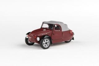Abrex Velorex 16/350 (1966) - Hnědá/Šedá Střední/Černá 1:43