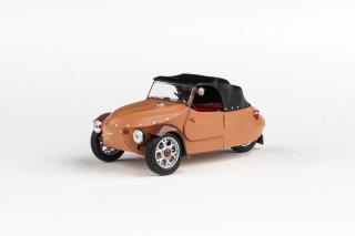 Abrex Velorex 16/350 (1966) - Hnědá/Šedá Střední/Černá 1:43