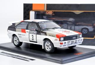 Audi quattro,No.3, Rallye WM, 1000 Lakes Rally H.Mikkola/A.Hertz IXO1:18