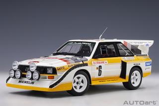 Audi Sport Quattro S1 #6 H.Mikkola/A.Hertz Rally Monte Carlo 1986 AUTOart 1:18 (Zvýhodněná cena!)