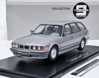 BMW 5-series Touring E34 (1996) artic silver Triple9 1:18