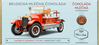 Choco Pola L&amp;K typ MF, hasičský vůz - mléčná čokoláda 100 g