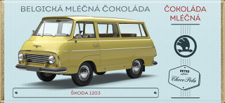 Choco Pola Škoda 1203 - mléčná čokoláda 100 g