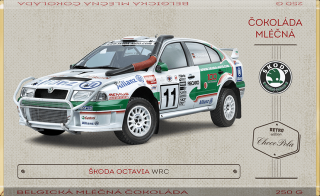Choco Pola Škoda 130 RS, soutěžní vůz - mléčná čokoláda 250 g