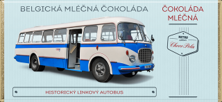 Choco Pola Škoda 706 RTO CAR - mléčná čokoláda 100 g