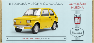 Choco Pola Škoda Favorit 136 L, typ 781, Zelená - mléčná čokoláda 100 g
