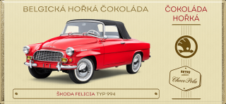 Choco Pola Škoda Felicia, typ 994 - hořká čokoláda 100 g
