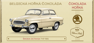 Choco Pola Škoda Octavia, typ 985 (1961) - hořká čokoláda 100 g