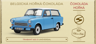 Choco Pola Škoda Octavia WRC - hořká čokoláda 100 g