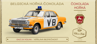 Choco Pola Škoda Octavia WRC - hořká čokoláda 100 g