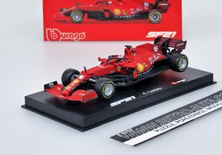 Ferrari F1 SF21 #16 C.Leclerc Tuscan GP 2021 - Bburago 1:43 (JIŽ SKLADEM!)