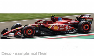 Ferrari SF-24 #16 Ch.Leclerc 4th Italy GP Imola 2024 - Bburago 1:43 (PŘEDOBJEDNÁVKA!!! Dostupnost bude upřesněna!!!)