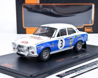 FORD ESCORT MK I RS 1600 #3 T.Mäkinen/H.Liddon Rallye Monte Carlo 1973 IXO 1:24
