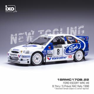 FORD ESCORT WRC #8 B.Thiry/S.Prevot RAC Rally 1998  IXO 1:18