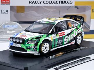 Ford Focus RS WRC07 #46 V.Rossi/C.Cassina Stobart Rallye WM Rallye Wales 2008 Sun Star 1:18 (posádka: V.Rossi/C.Cassina )