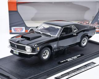 Ford Mustang Boss 429 (1970) Černá MOTORMAX 1:18
