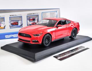 Ford Mustang - červená MAISTO 1:18 (JIŽ SKLADEM!)