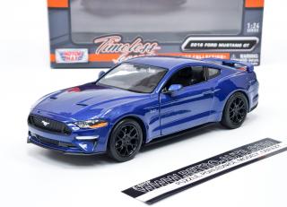 Ford Mustang GT modrá Motormax 1:24