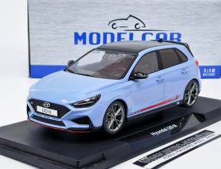 Hyundai i30 N - light blue MCG 1:18