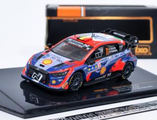 IXO models Hyundai i20 N Rally1 No.11 Neuville/Wydaeghe Central european Rally 2023 IXO 1:43