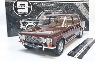 IXO models Lada 2106 (1976) Hnědočervená 1:18