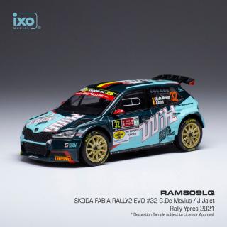 IXO models Škoda Fabia R5 Evo #23 K. Rovanperä - J. Halttunen Rallye Portugal 2019 1:43