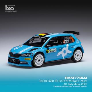 IXO models Škoda Fabia R5 Evo #23 K. Rovanperä - J. Halttunen Rallye Portugal 2019 1:43