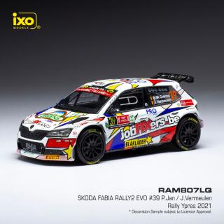 IXO models Škoda Fabia R5 Evo #23 K. Rovanperä - J. Halttunen Rallye Portugal 2019 1:43